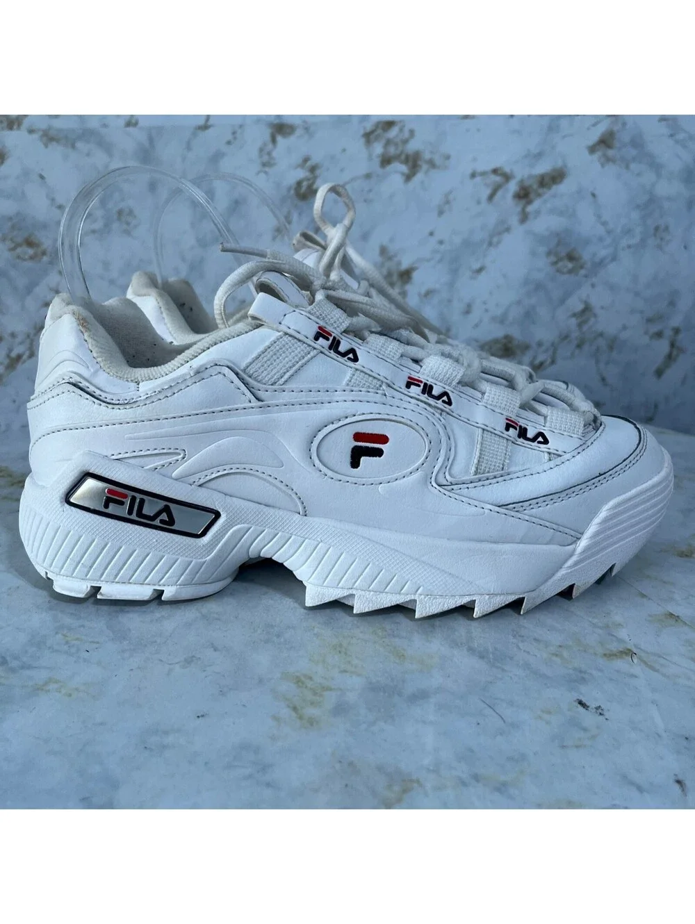 Fila Disruptor Formation Women's Size 9 Shoes White Athletic Trainer Sneakers